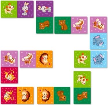 TM Toys Dodo Domino zvířátka - 29 dílků - obrázek 2