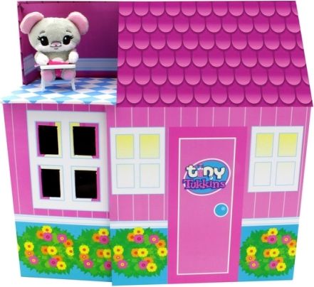 TM Toys TINY TUKKINS - domeček Deluxe (3 plyšáci s doplňky) - obrázek 3