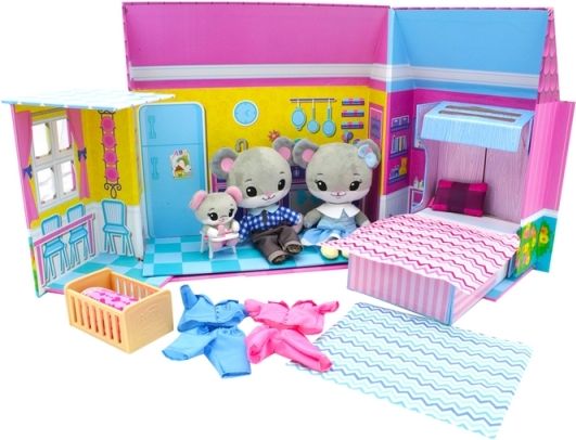 TM Toys TINY TUKKINS - domeček Deluxe (3 plyšáci s doplňky) - obrázek 9