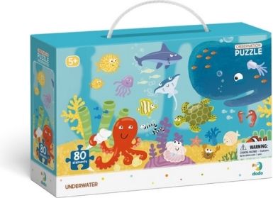 TM Toys Dodo Puzzle s hledáním obrázků Oceán 80 dílků - obrázek 1