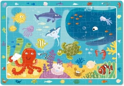 TM Toys Dodo Puzzle s hledáním obrázků Oceán 80 dílků - obrázek 3