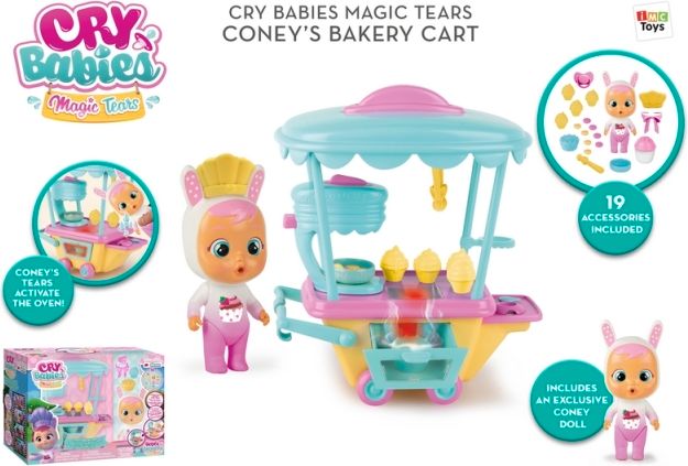 TM Toys CRY BABIES MAGIC TEARS pekařský vozík Cony - obrázek 10