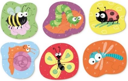TM Toys Dodo Puzzle 2-3-4 dílků Brouci - obrázek 3