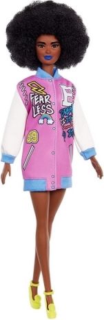 Barbie modelka 156 v Letterman bundě GRB48 - obrázek 1