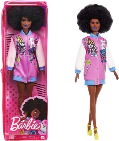 Barbie modelka 156 v Letterman bundě GRB48 - obrázek 2