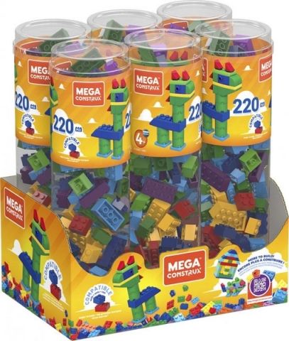 Mega Construx Duhový kyblík s kostkami - obrázek 1