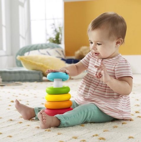 Fisher Price eco kroužky na tyči - obrázek 2