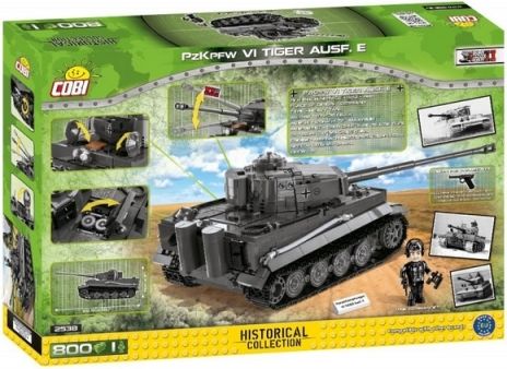 Cobi 2538 II WW Panzer VI Tiger Ausf. E, 800 k, 1 f - obrázek 2