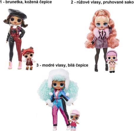 L.O.L. Surprise! OMG Zimní velká ségra, 3 druhy - obrázek 1