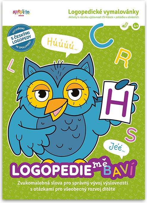 Kresli.to Pracovní sešit logopedické vymalovánky - Zvukomalebná slova - obrázek 1