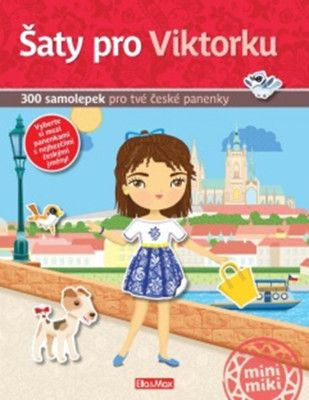 Šaty pro Viktorku - kniha samolepek pro tvé české panenky - obrázek 1