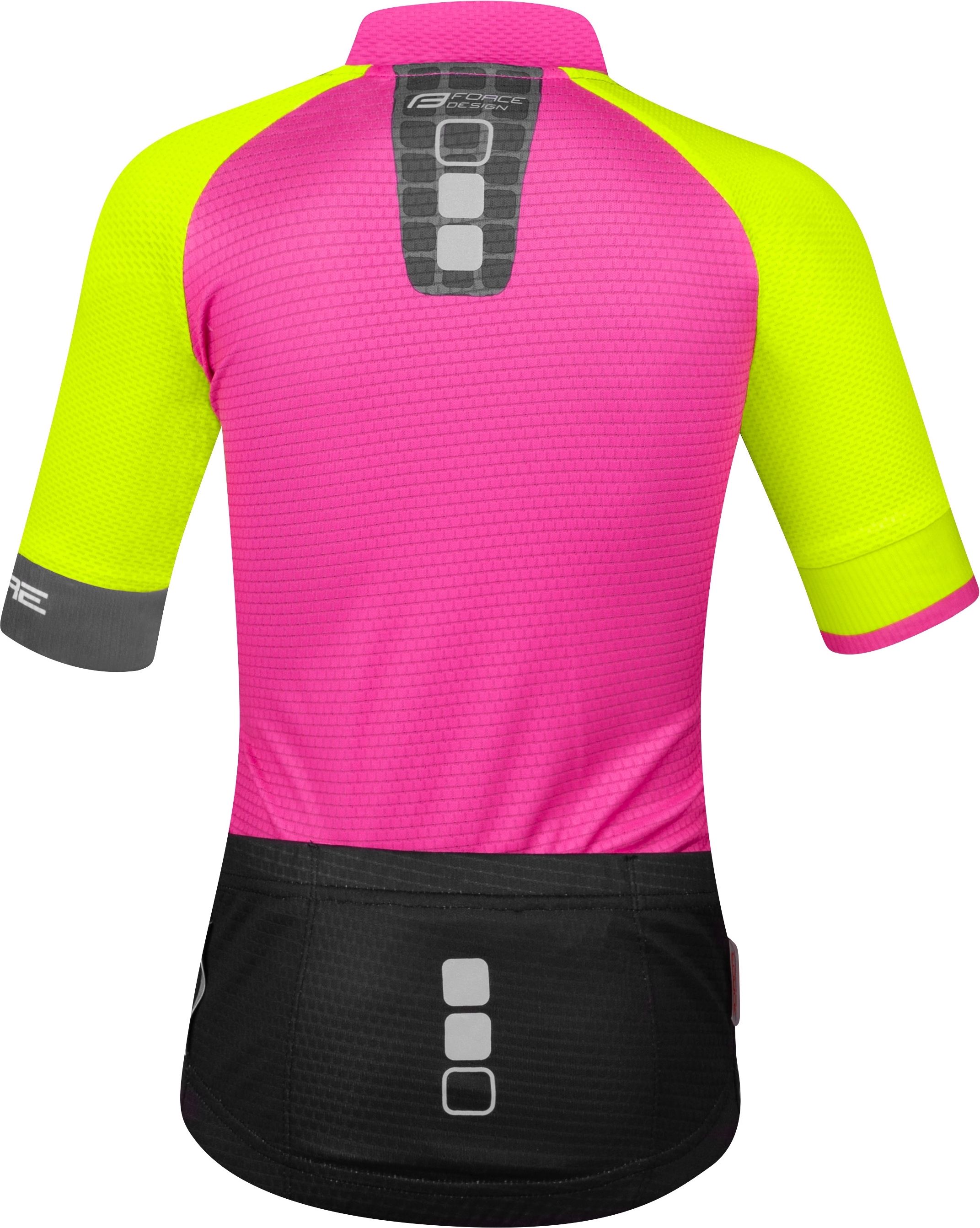 Force dres dětský F Kid Square fluo-růžový 128-140 - obrázek 3