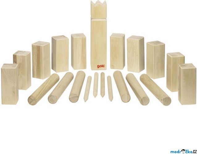 Kubb - Vikingské šachy, velké (Goki) - obrázek 1