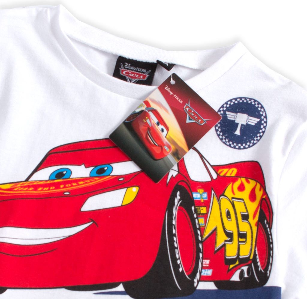 Chlapecké tričko DISNEY CARS BLESK McQUEEN bílé Velikost: 98 - obrázek 3