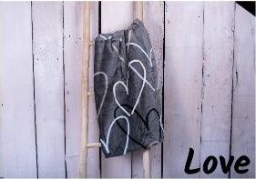 Deka z mikrovlákna 200 x 220 cm, love - obrázek 1
