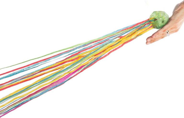 Dekorace papírové fáborky, barevné, 5 kusů - obrázek 4