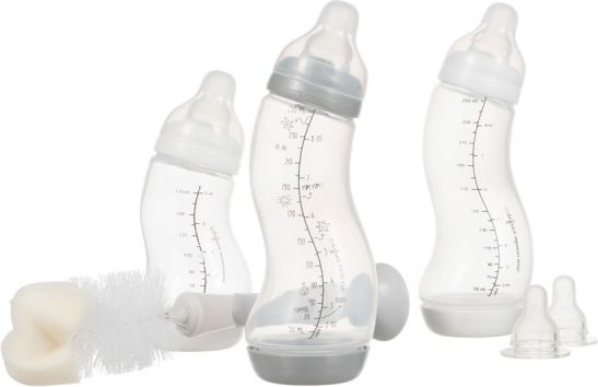 Difrax Startovací sada kojeneckých lahviček s kartáčem - obrázek 1