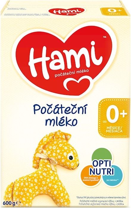 HAMI 3 x Počáteční kojenecké mléko 600 g 0+ - obrázek 2