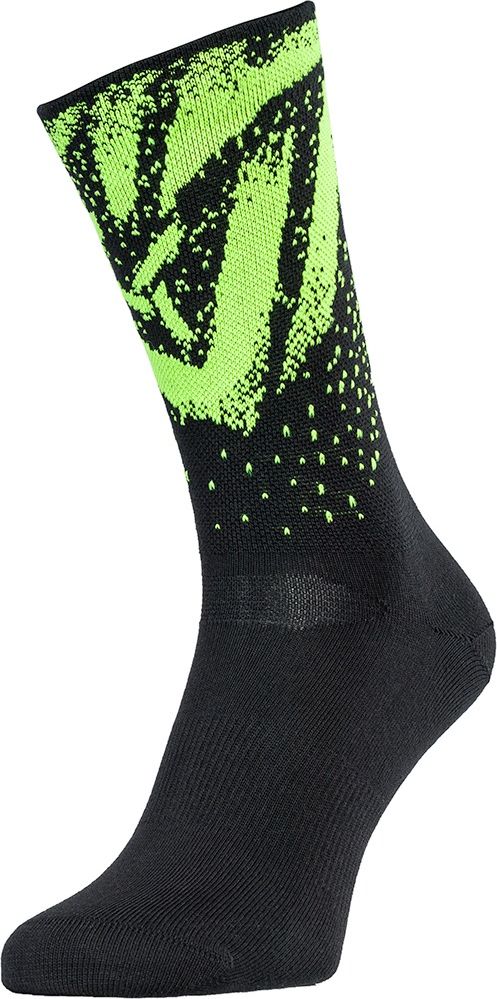 Silvini cyklo ponožky Nereto black-neon 36-38 - obrázek 1