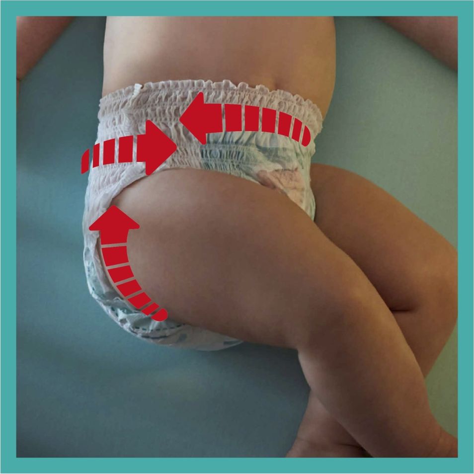 Plenkové Kalhotky Pampers Pants Velikost 3 6kg-11kg 56 ks - obrázek 2