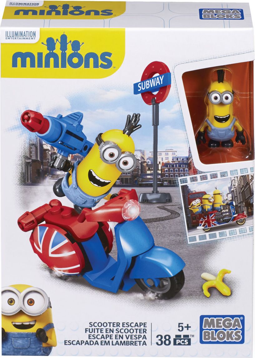 Mega Bloks Mimoni - Prchající skůtr - obrázek 1