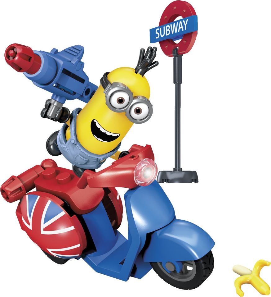 Mega Bloks Mimoni - Prchající skůtr - obrázek 2