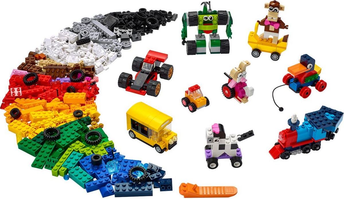 LEGO Classic 11014 Kostky a kola - obrázek 1