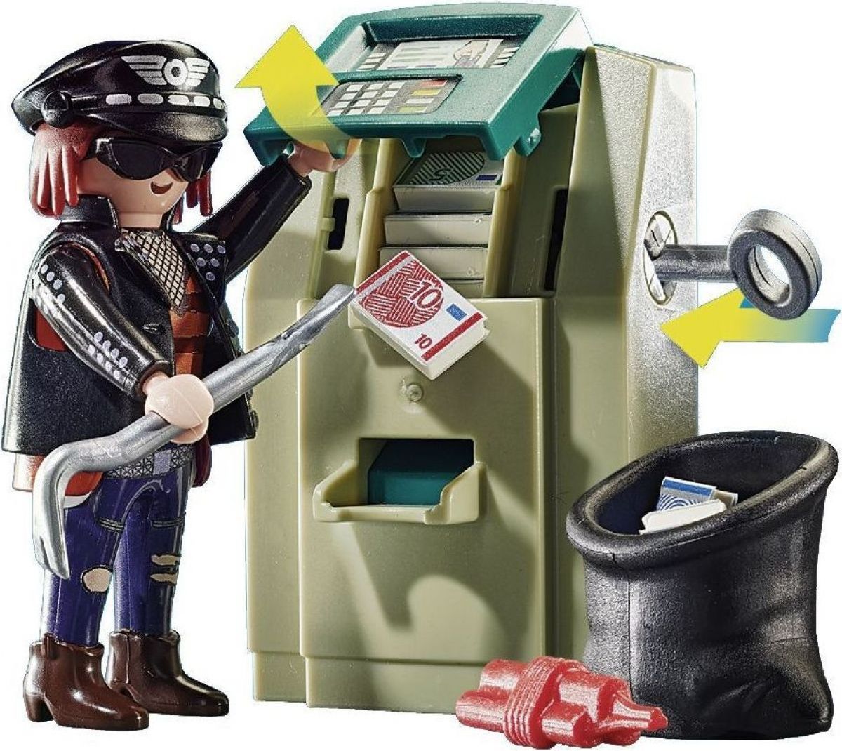 Playmobil 70572 Policejní motorka: Pronásledování lupiče - obrázek 2
