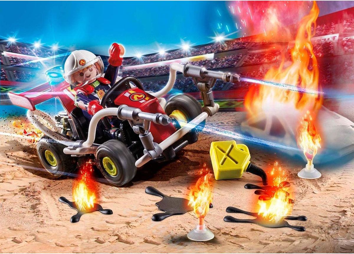 Playmobil 70554 Kaskadérská show Požární motokára - obrázek 2