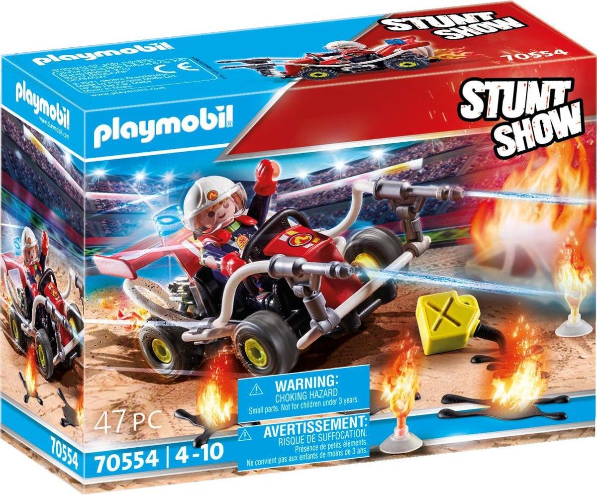 Playmobil 70554 Kaskadérská show Požární motokára - obrázek 4