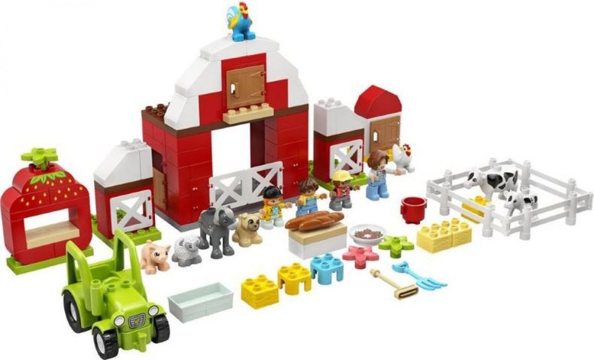 LEGO DUPLO Town 10952 Stodola, traktor a zvířátka z farmy - obrázek 1