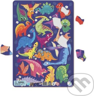 Puzzle rámové Dinosauři - Dodo - obrázek 1