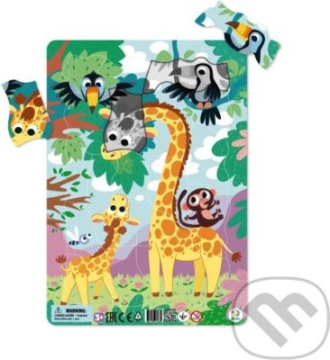 Puzzle rámové - Žirafy - Dodo - obrázek 1