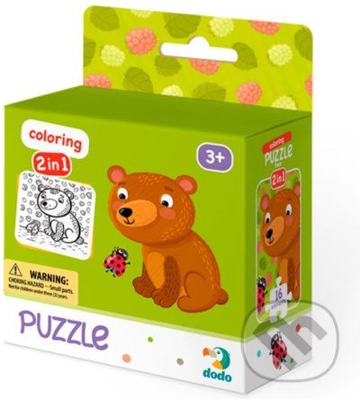 Puzzle s omalovánkou - Medvídek - Dodo - obrázek 1