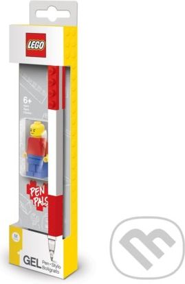 LEGO Gelové pero s minifigurkou, červené - LEGO - obrázek 1