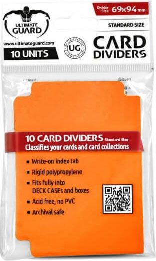 Ultimate Guard Oddělovač na karty Ultimate Guard Card Dividers Standard Size Orange - 10 ks - obrázek 1