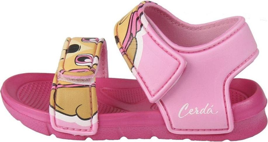 Disney dívčí sandály Paw Patrol 2300003054 24/25 růžová - obrázek 1