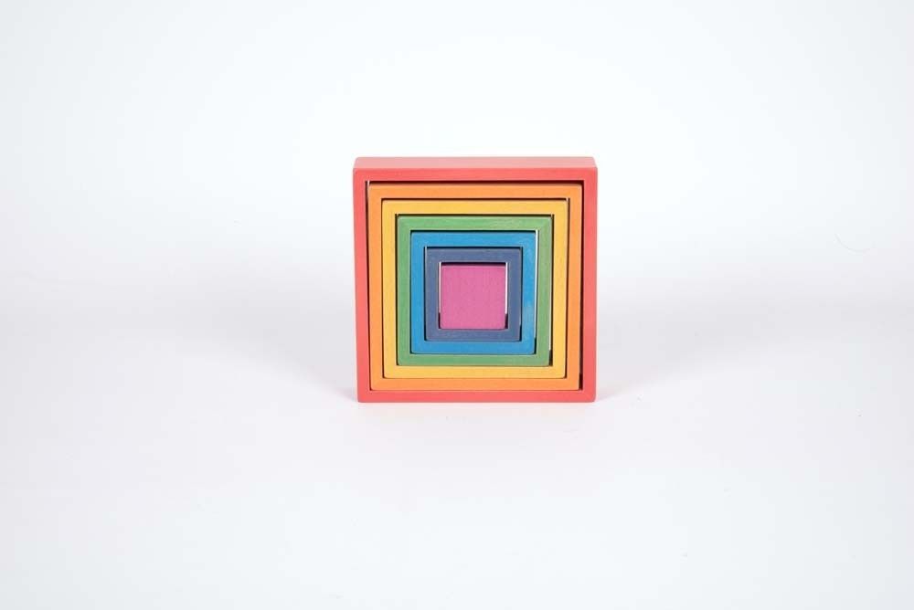 TickIt Duha čtverce / Rainbow Architect Squares - obrázek 1