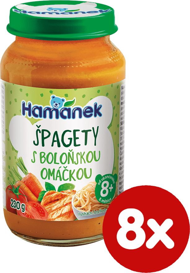 Hamánek Špagety s boloňskou omáčkou 8x 230g - obrázek 1