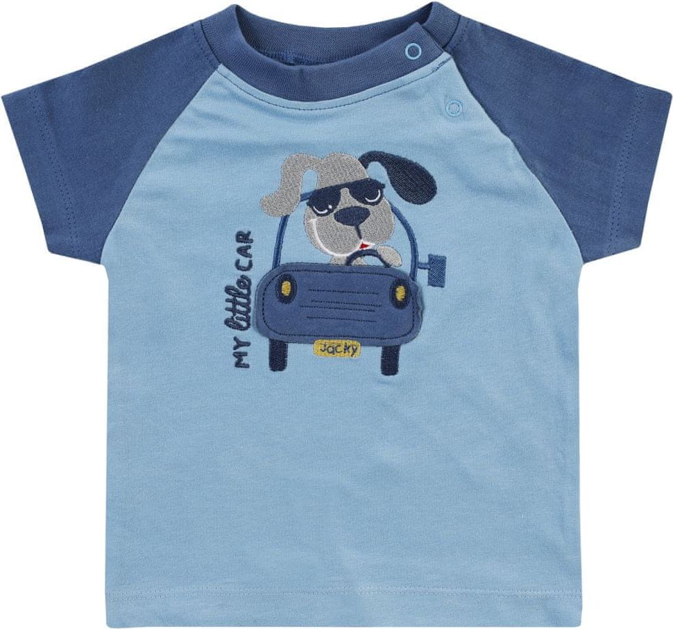 Jacky chlapecké tričko Happy Car Friends 1211100 62 modrá - obrázek 1