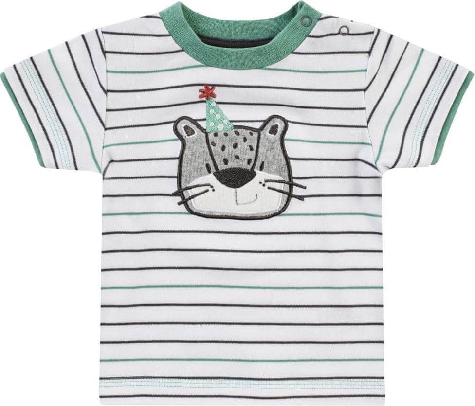Jacky chlapecké tričko Leopardy 1211230 62 bílá - obrázek 1