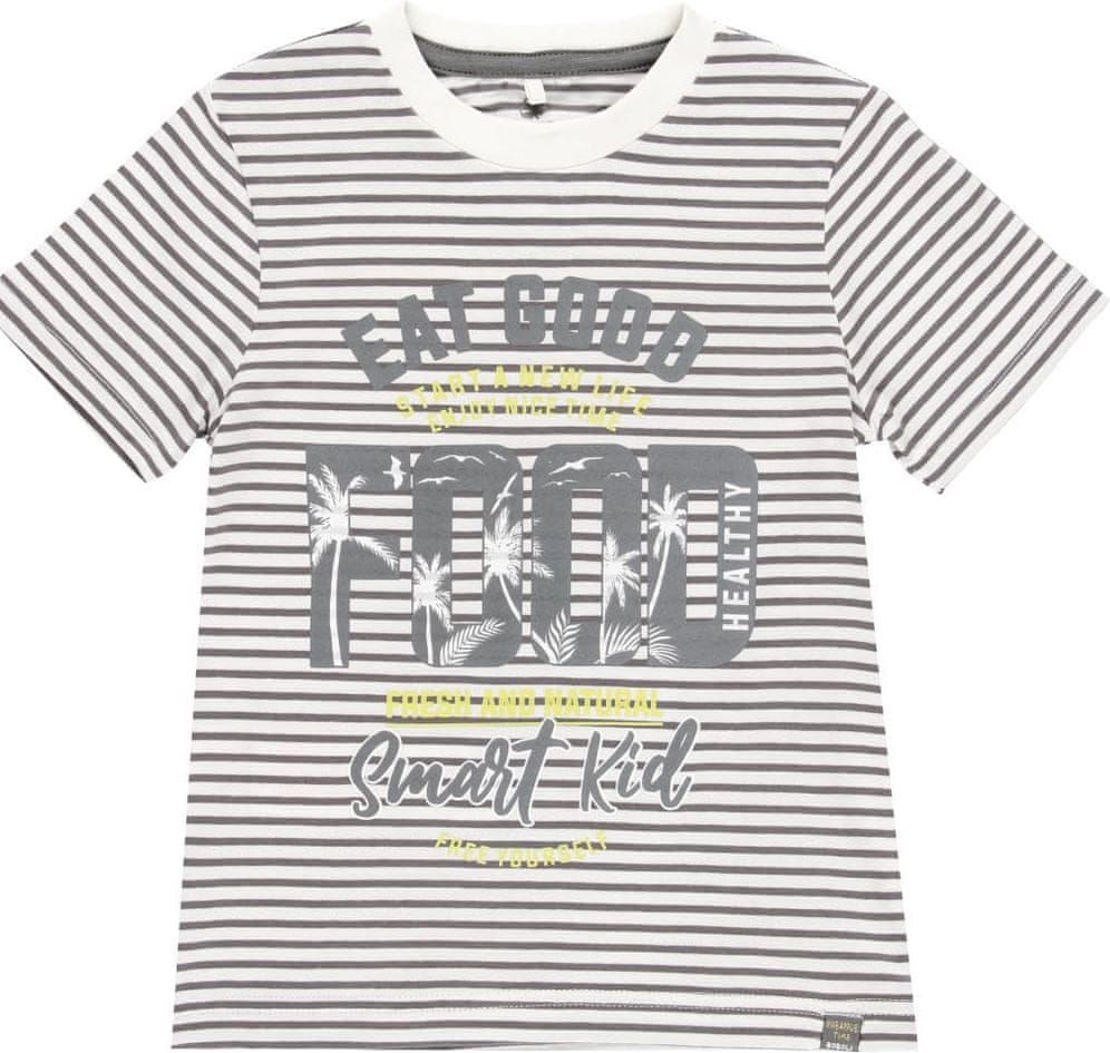 Boboli chlapecké tričko z organické bavlny 632045 104 šedá - obrázek 1