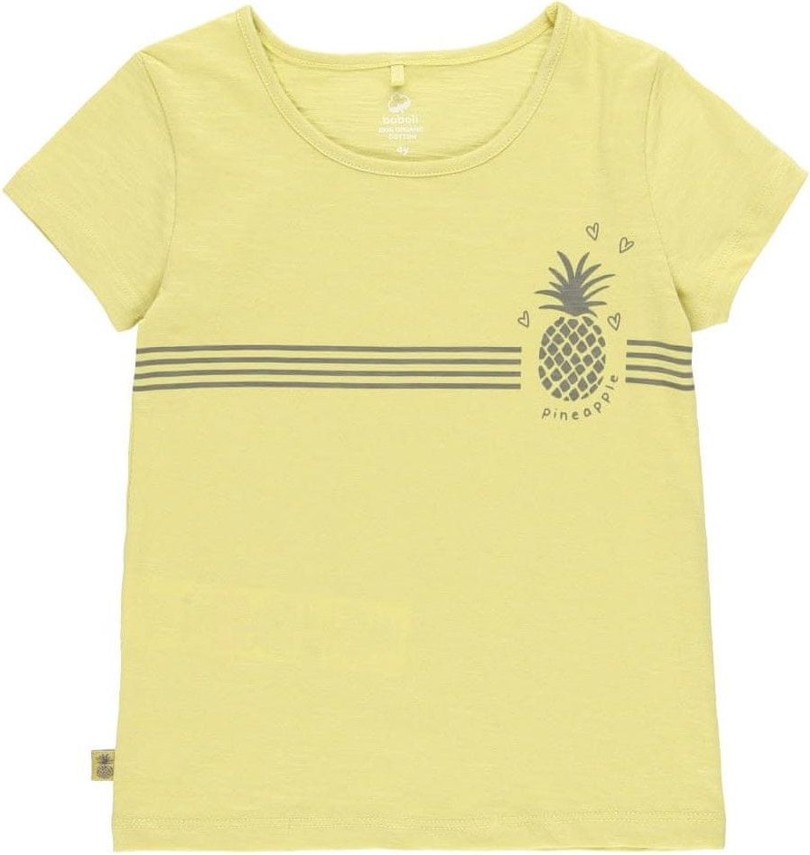 Boboli dívčí tričko z organické bavlny 622044 104 žlutá - obrázek 1