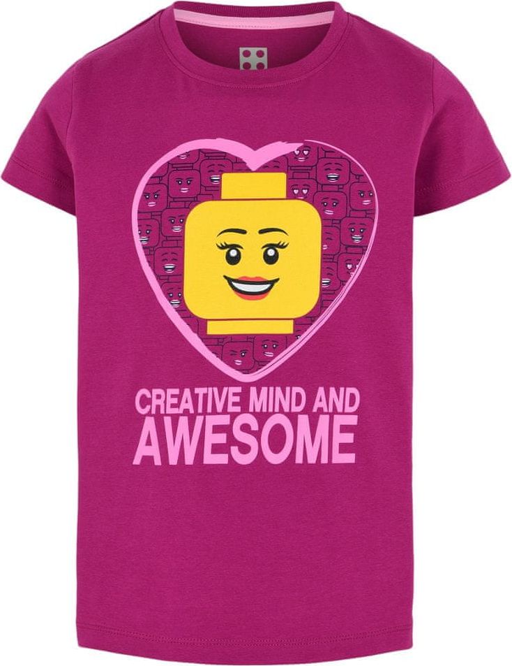 LEGO Wear dívčí tričko LW-12010002 98 růžová - obrázek 1