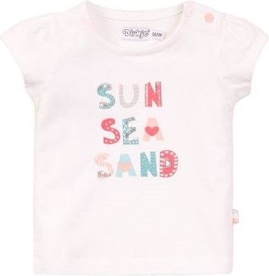 Dirkje dívčí tričko Sun, Sea, Sand VD0201 56 bílá - obrázek 1