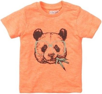 Dirkje chlapecké tričko Neon panda VD0222 62 oranžová - obrázek 1
