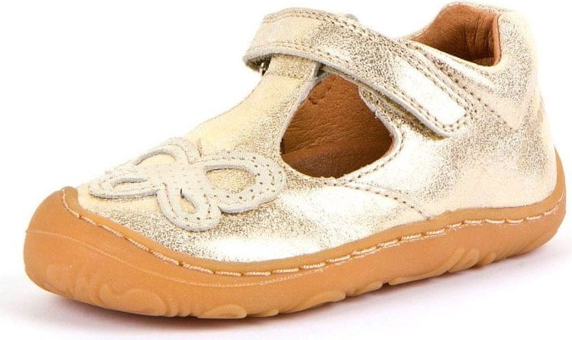 Froddo dívčí kožené sandály G2140054 21 zlatá - obrázek 1