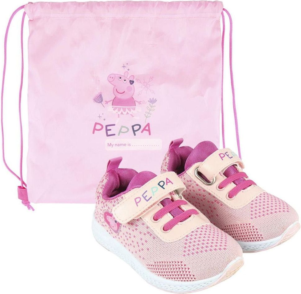 Disney dívčí tenisky s batůžkem Peppa Pig 2300004618 21 růžová - obrázek 1