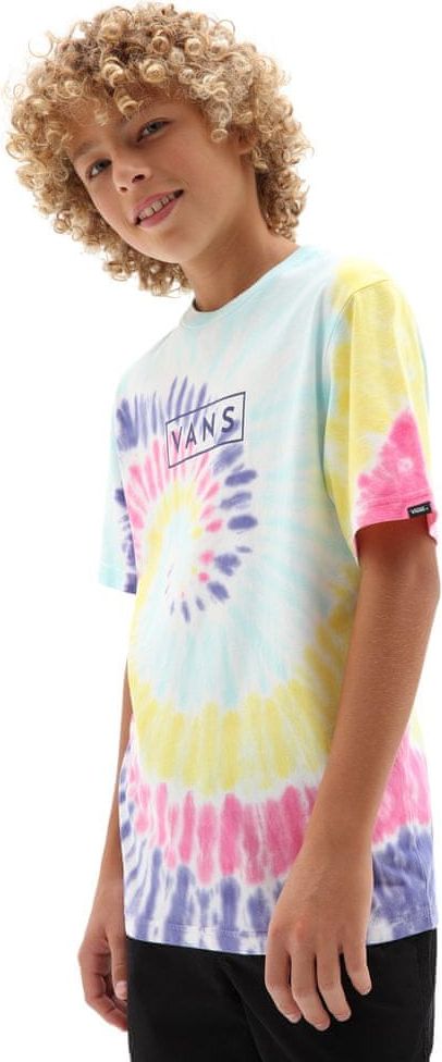 Vans chlapecké tričko By Tie Dye Easy Box Rainbow VN0A49VSZ4R1 S vícebarevná - obrázek 1