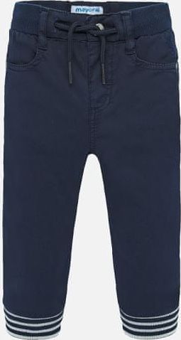 MAYORAL chlapecké kalhoty s gumou - tm. modré - 98 cm - obrázek 1